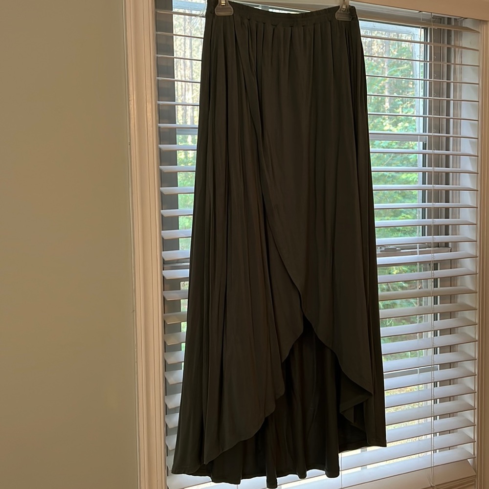 Philanthropy wrap skirt